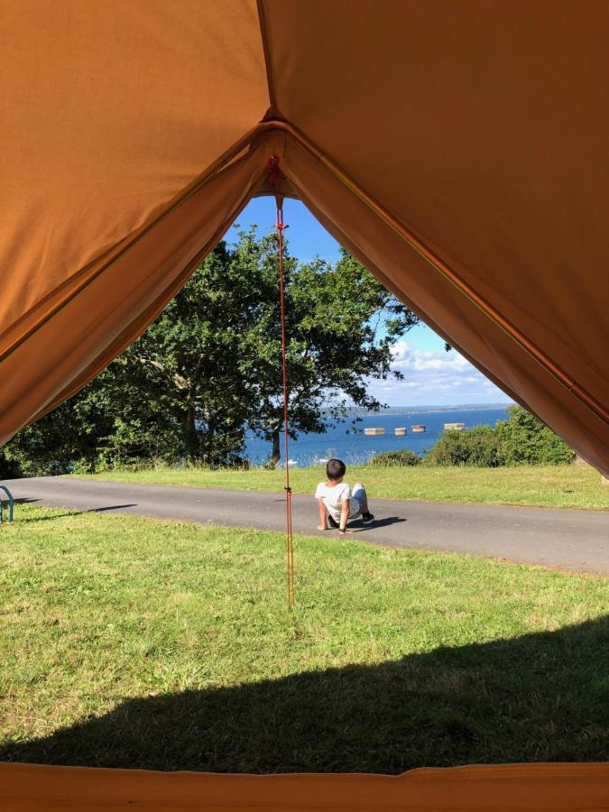 Camping Cap-Ouest Lanvéoc Esterno foto