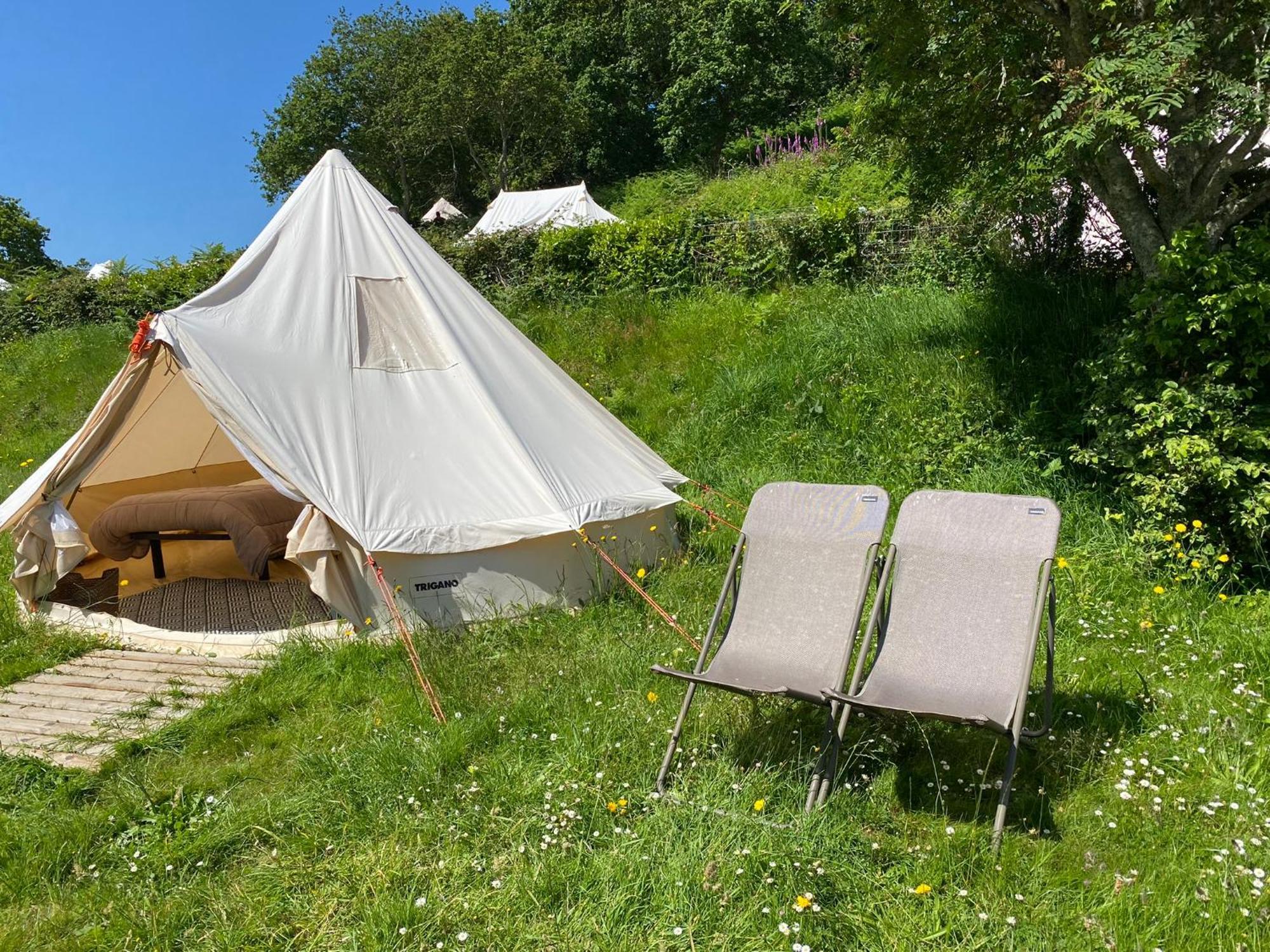Camping Cap-Ouest Lanvéoc Esterno foto